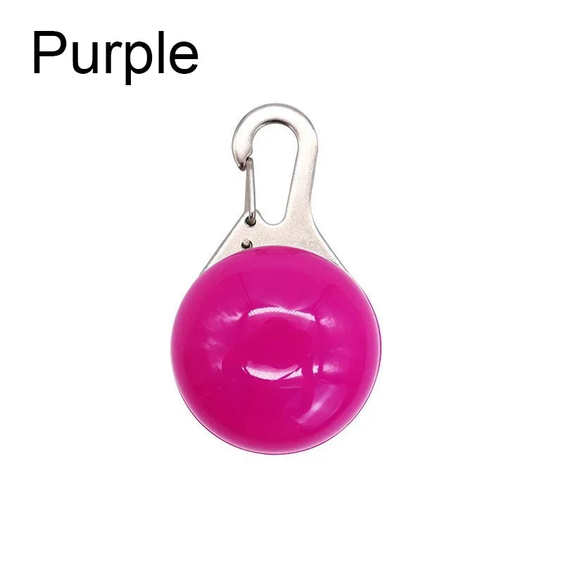 LED Dog Collar Luminous Glowing Pendant Pet Leads Glow Accessories Bright Necklace Luminous Collar Night Safety Decoration