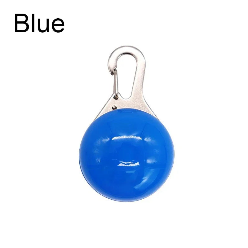 LED Dog Collar Luminous Glowing Pendant Pet Leads Glow Accessories Bright Necklace Luminous Collar Night Safety Decoration