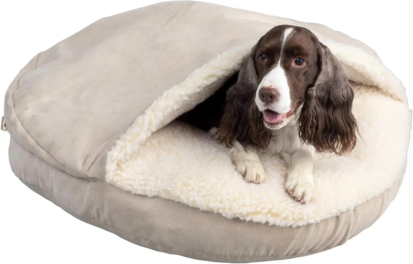 Villa 24 Inch Shredded Memory Foam Dog Bed for Small Sized Dogs 24x19x7 Inch 2013 Orthopedic Dog Bed with Removable Washable Cover