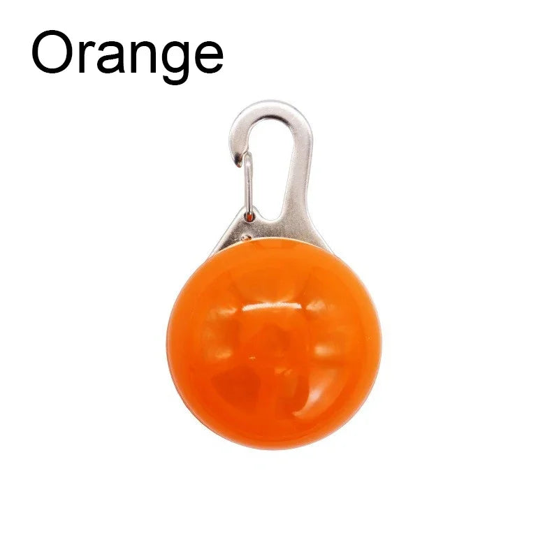 LED Dog Collar Luminous Glowing Pendant Pet Leads Glow Accessories Bright Necklace Luminous Collar Night Safety Decoration