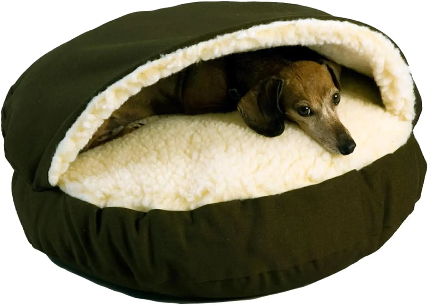 Villa 24 Inch Shredded Memory Foam Dog Bed for Small Sized Dogs 24x19x7 Inch 2013 Orthopedic Dog Bed with Removable Washable Cover
